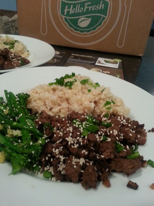 HelloFresh Korean Style Beef